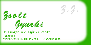 zsolt gyurki business card